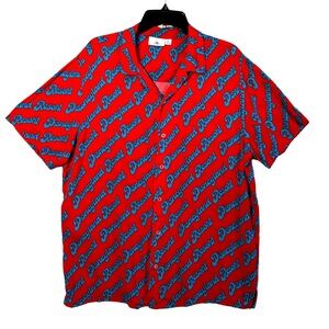 Disneyland Resort Men’s Woven Button Down Shirt‎ Disney World Size Large